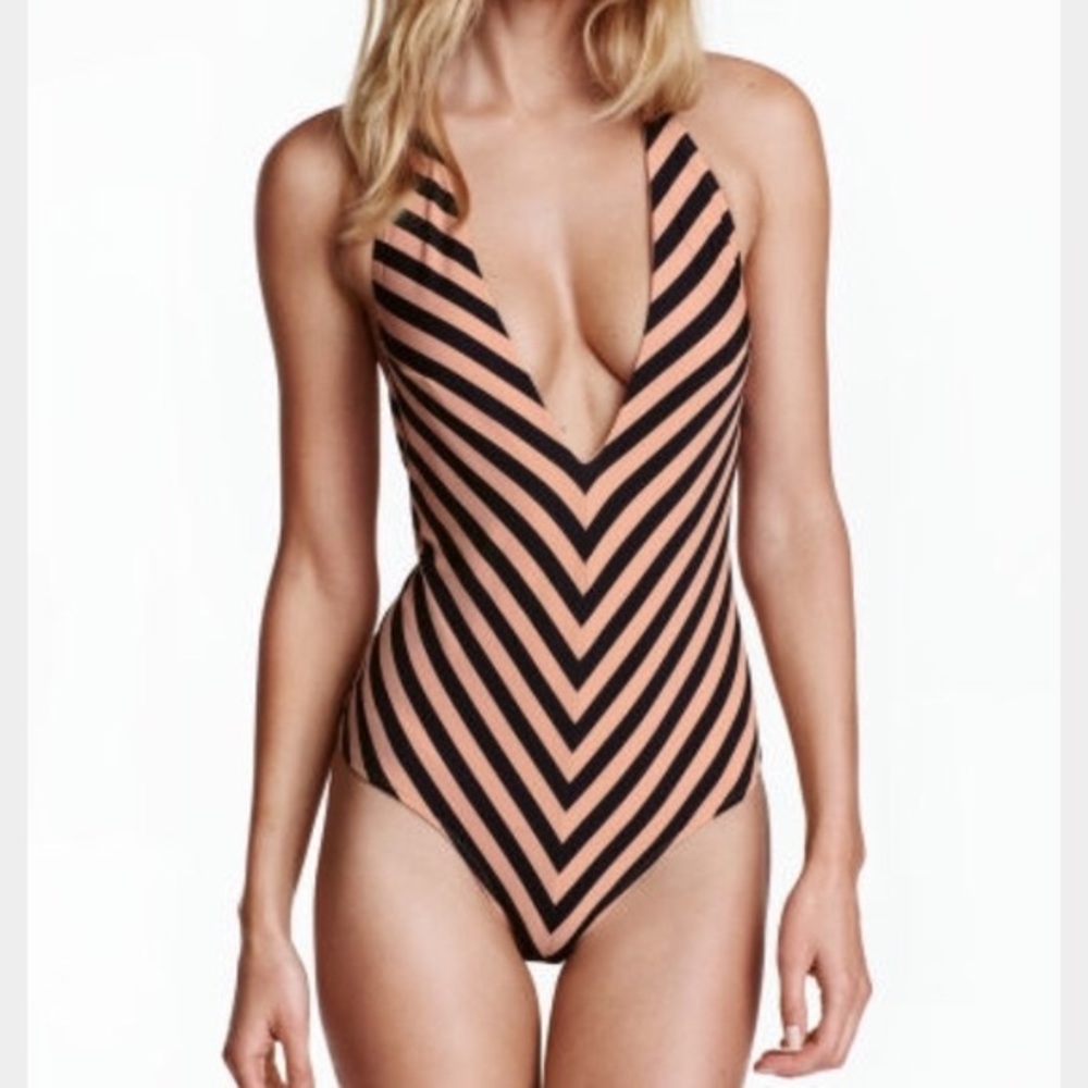 H&M Halter one piece bathing suit